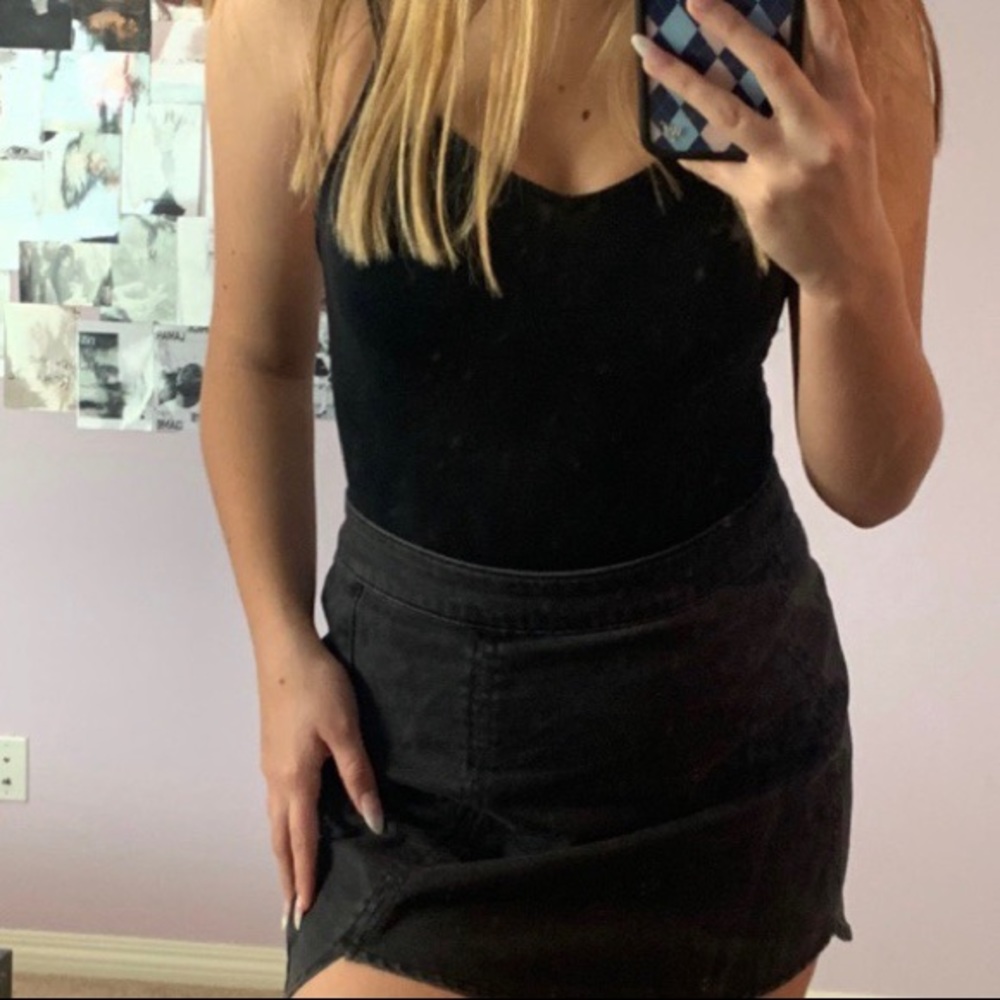 PacSun strappy back v neck bodysuit